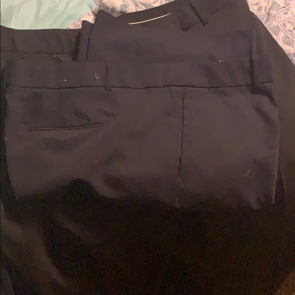 Ann Taylor Ann Fit Navy Dress Pants